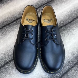 Dr Martens 1461 3 Eye Gibson Black Nappa Leather Oxfords